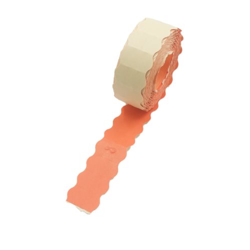 Árazócímke 22 mm x 12 mm matt narancs
