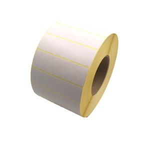   Címke 30 mm x 100 mm papír nagytekercses, normál ragasztóval,  4000 db/tekercs