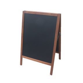   Megállítótábla, fakeretes, krétával írható, kültéri 670 x 860 mm