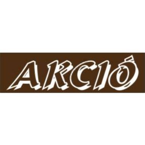 Akció feliratos kis tábla 18 x 5 cm, Barna