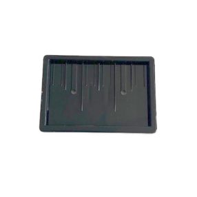 Műanyag keret polcra, A/8 fekete