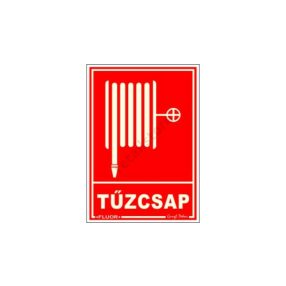 Tűzcsap fluoreszkáló matrica