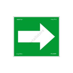 Nyíl fluoreszkáló tábla