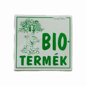 Biotermék matrica 8 x 8 cm