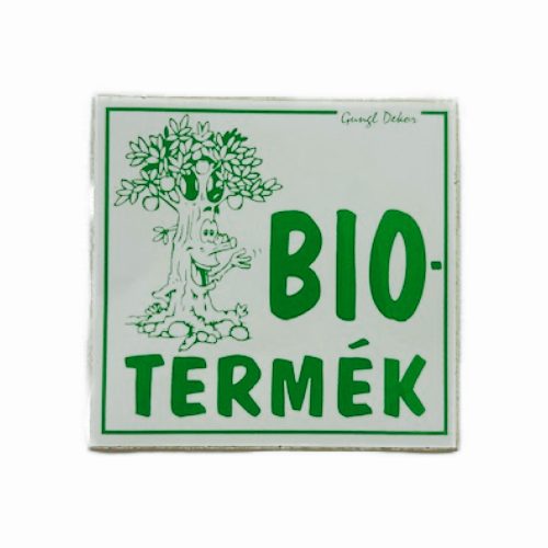 Biotermék matrica 8 x 8 cm