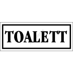 Toalett matrica 14 x 5 cm Fehér