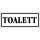 Toalett matrica 14 x 5 cm Fehér