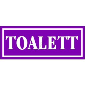 Toalett matrica 14 x 5 cm Lila