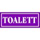 Toalett matrica 14 x 5 cm Lila