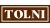 Tolni matrica 14 x 5 cm Barna