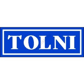 Tolni matrica 14 x 5 cm Kék