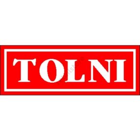 Tolni matrica 14 x 5 cm Piros