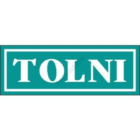 Tolni matrica 14 x 5 cm Türkiz