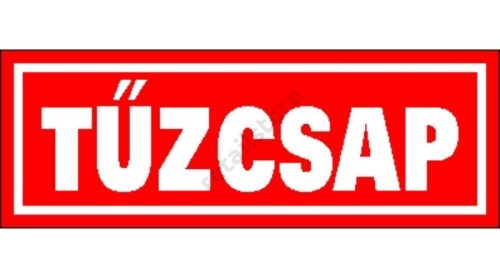 Tűzcsap matrica 14 x 5 cm