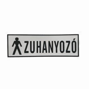 Zuhanyozó matrica 14 x 5 cm férfi