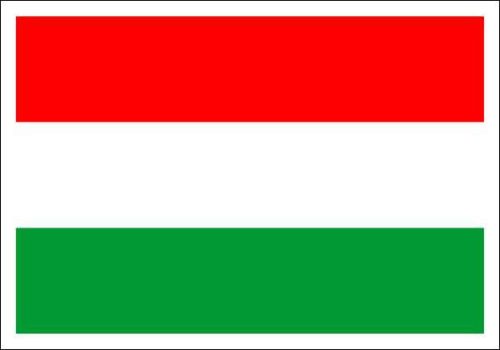 Magyar zászló piros fehér zöld matrica 