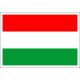 Magyar zászló piros fehér zöld matrica 