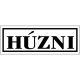Húzni matrica 14 x 5 cm Fehér
