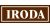 Iroda matrica 14 x 5 cm Barna