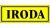 Iroda matrica 14 x 5 cm Sárga