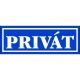 Privát matrica 14 x 5 cm Kék