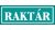 Raktár matrica 14 x 5 cm Türkiz