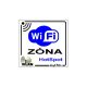 WiFi Zóna matrica 10 x 10 cm