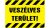 Veszélyes terület matrica 25 x 17,5 cm