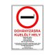 Dohányzásra kijelölt hely matrica 21 x 30 cm