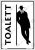 Toalett Férfi - figurás 11,5 x 16,5 cm