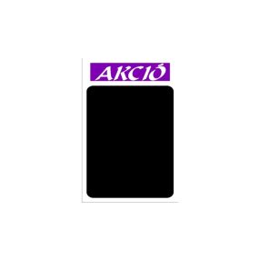   Krétás tábla kemény anyagon "Akció" felirattal (Lila)