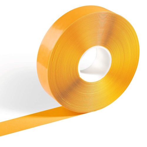 Padlójelölő szalag öntapadós  50 mm x 30 fm sárga