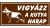 Vigyázz a kutya harap feliratú műanyag tábla, 12,5 x 22,5 cm, Barna