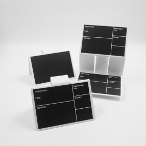 Krétás tábla rekeszre