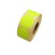 Neon színű felirat nélküli körmatrica 38 mm 1000 db/tekercs sárga