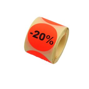 Neon színű  20% akciós körmatrica 200 db/tekercs piros